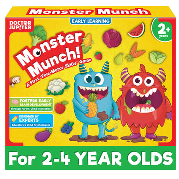 Doctor Jupiter Feed The Monster Game | Toys For Ages 2-4 | Christmas, Birthday Gift For 2 Year Old Boys And Girls | Toddler Toys