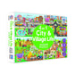 Game Phactory City & Village Life Jigsaw Puzzle 4 in 1 Puzzle for Kids 4 Jigsaw Puzzles with 35 Pieces Each