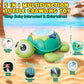 Lehoo Castle Baby Toys 6-12 Months, Tummy Time Toys Turtle Baby Crawling Toys With Light & Sound, Musical Moving Toys For 9-12 Months Old Boys/Girls, Infant Toys 0-6 Months Developmental Toddler Gifts