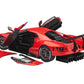 Ford Gt Le Mans Plain Color Version Red 1/18 Model Car By Autoart