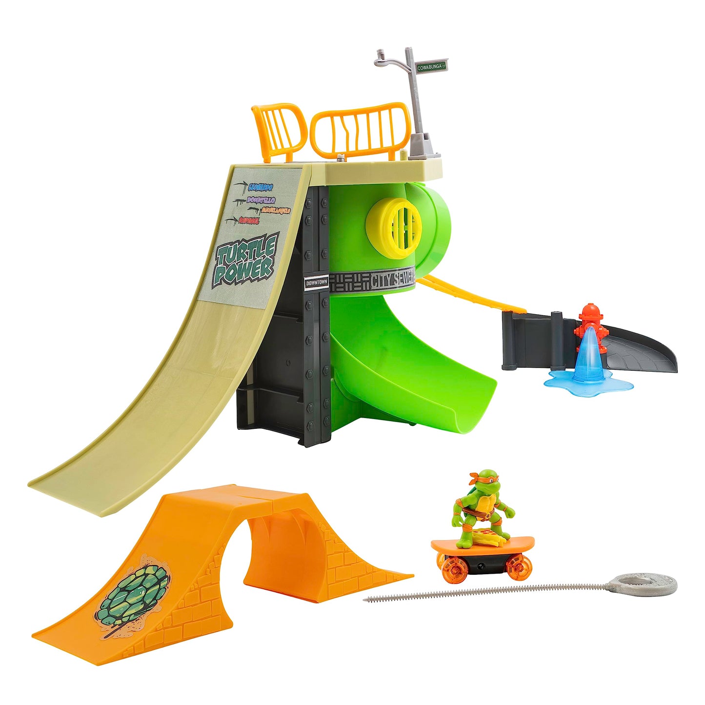 Teenage Mutant Ninja Turtles Skate Park Playset - Model 71044, Multicolored, Plastic, Suitable for Ages 3+