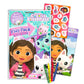 DreamWorks Gabbys Dollhouse Play Pack Party Favors - Bundle with 6 Gabbys Dollhouse Treat Bags with Coloring Book, Coloring Ut