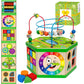 Wooden Activity Cube For 1 Year Old, 12-18 Month Boys & Girls, 7-In-1 Stem Montessori Early Developmental Learning Toys For Kids