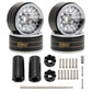 Meus Racing 1.9'' Beadlock Wheels Rims, 120.5G Brass & Aluminum Deep-Dish Wheels For 1/10 Rc Crawler Scx10 Trx4 Vs4-10 Gen8 (D-S