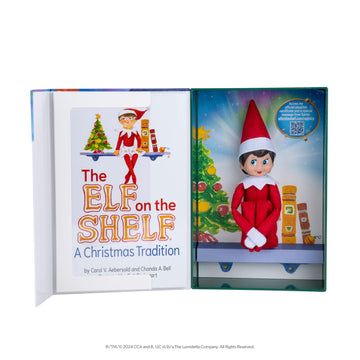 The Elf on the Shelf Blue Eyed Girl with Claus Couture Collection Gifts & Glamour Party Dress