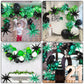 6PCS Star Balloons, 22Inch Large Black Green Star Balloon Explosion Foil Balloons Cone Spike Balloon for Birthday Graduation Wed