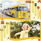 Shappy 60 Pcs School Bus Driver Bubble Wands Bulk Mini Bubble Wands Party Favors Small Bubbles Birthday Party Gift for Novelty G