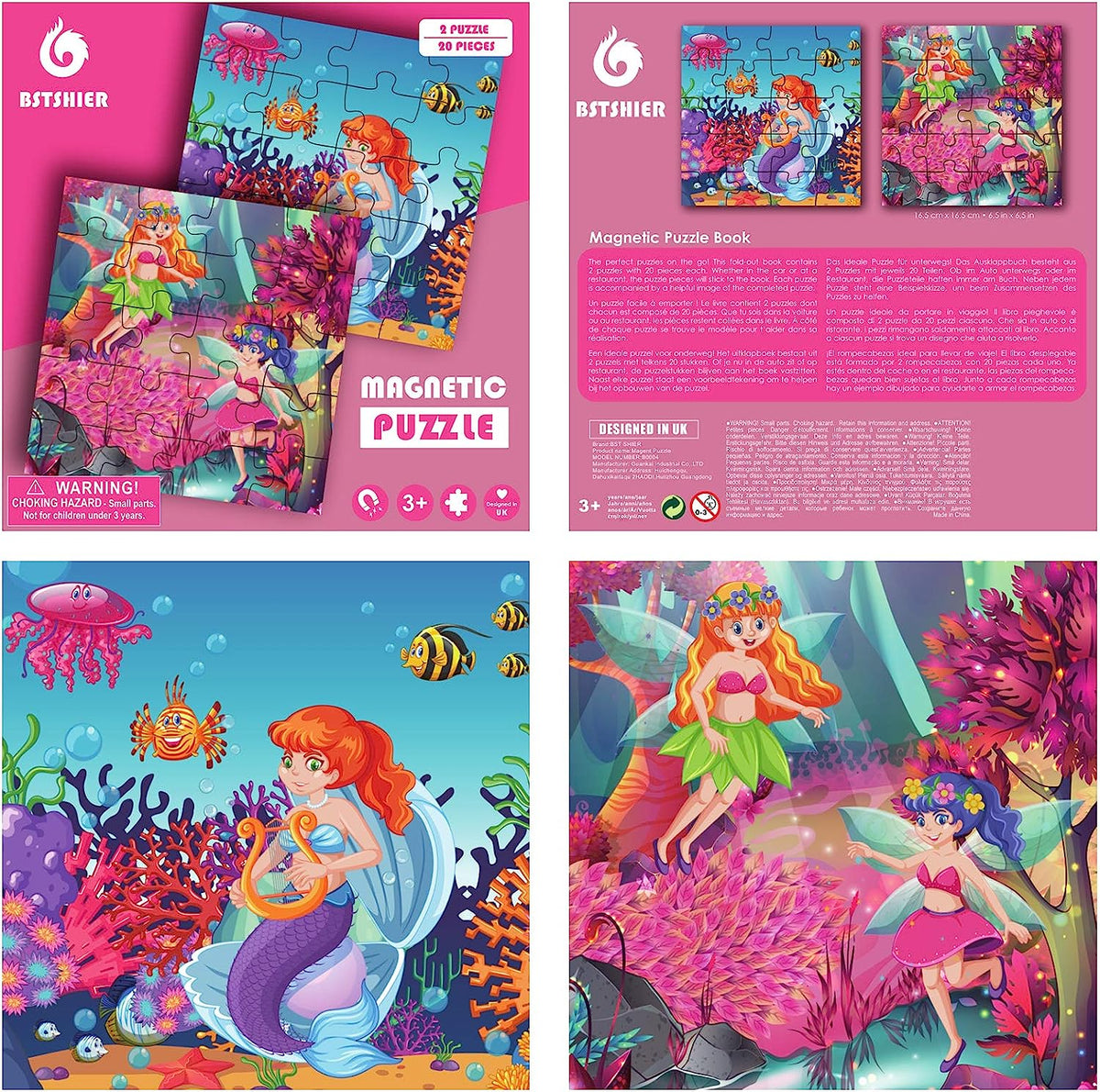 Fantastic Mermaids Underwater Magnetic Puzzle Paradise
