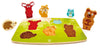 Hape Forest Animal Tactile Puzzle Game, Multicolor