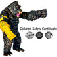 Twcare King Kong: The New Empire, Dinosaur Dragon Attack Action Figure 7” Fight Mode Gorilla Ape Solid Wild Movie Series, Travel Bag