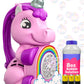 Move2Play Unicorn Bubble Blower - Bubble Machine Toy for Kids, Ages 2-5, Plastic, Perfect Christmas Gift