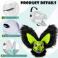 Seenelling 13 Pcs Diy Dino Mask Kit Hard Plastic Dinosaur Mask Furry Therian Dino Costume Kit Animal Dinosaur Party Costume(Natu