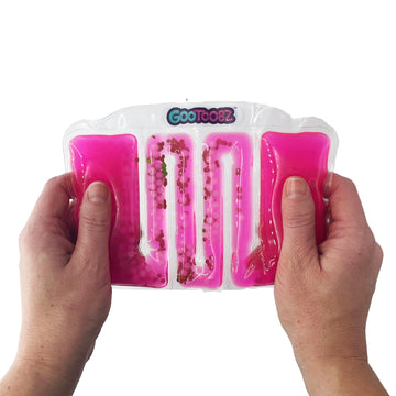 Gootoobz Rumblers - Squishy Sensory Tubes Filled With Colorful Water And Glitter- Non-Toxic, No-Mess, Squeezable Fidget, Stress