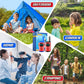 Kinder King 3 In 1 Kids Art Easel W/Storage, Double-Sided Magnetic Whiteboard & Chalkboard, Dry-Erase Board W/Paper Roller, Todd