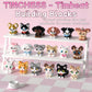 Timchess Mini Cat Building Block Sets, 9 Style Cute Cat Building Blocks Miniature Cat Figurine Toys For Kids Birthday Party Favo