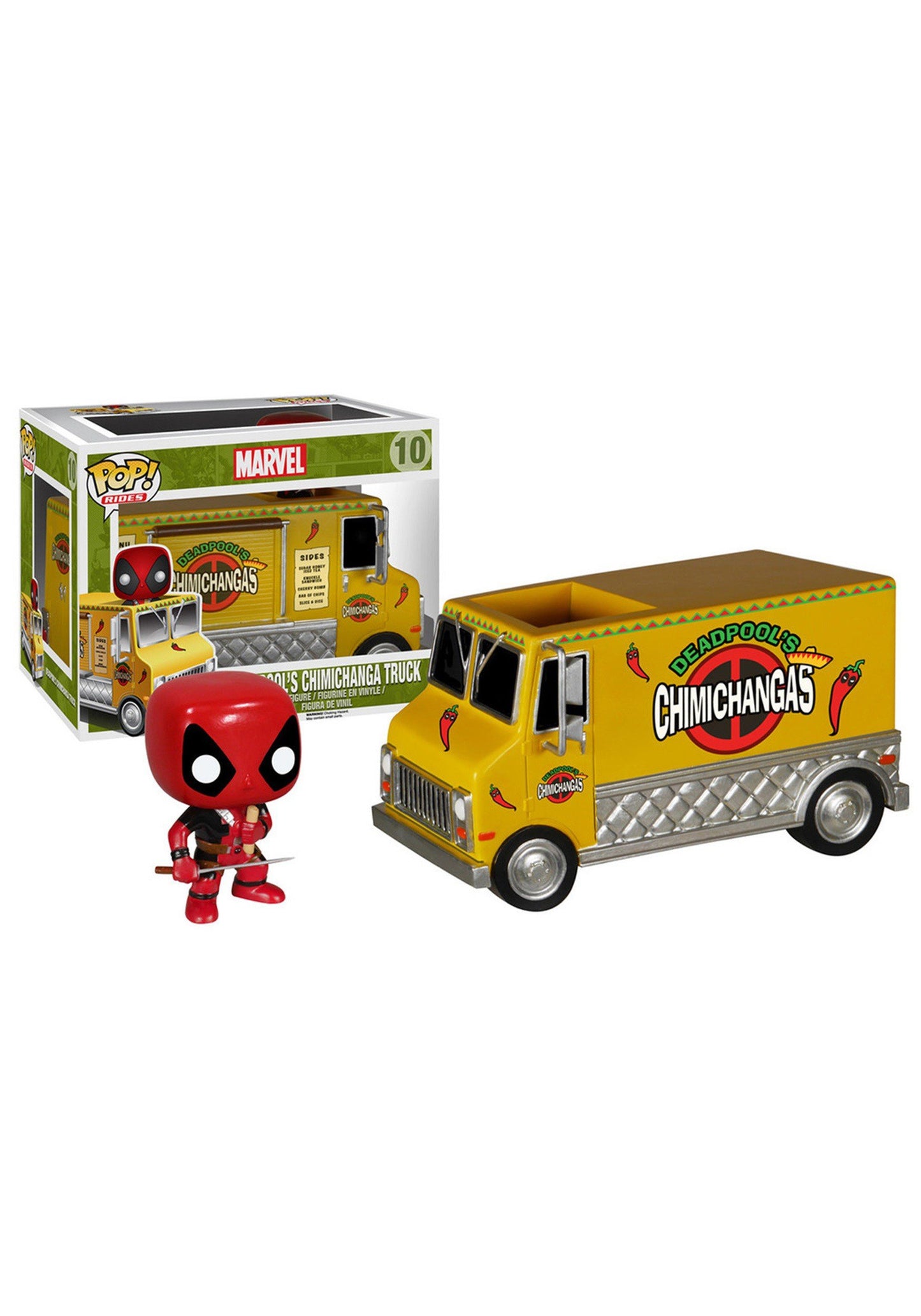 Funko Pop Rides: Deadpool'S Chimichanga Truck Action Figure