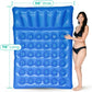 Greenco Giant Inflatable Double Mattress Pool Lounger Float, 78 Inch Blue Swimming Pool Float With Pillow Headrest For Pool Or Lake, Swimming Pool Party Lounge Raft