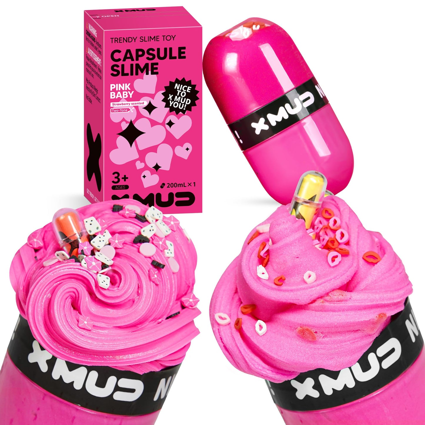 X MUD Butter Slime  Ice Cream enhanced Cloud Slime  DIY Slime for Kids  Party Favors for Kids 6-12  Girl Toys 6-10 Years Old  Slime Kit for Girls Ages 7-12