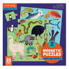 Mudpuppy Land & Sea Animals Magnetic Jigsaw Puzzle, Great For Kids Ages 4+, 2 Magnetic Puzzles, 20 Pieces Each, 6.5    X 6.5   ,