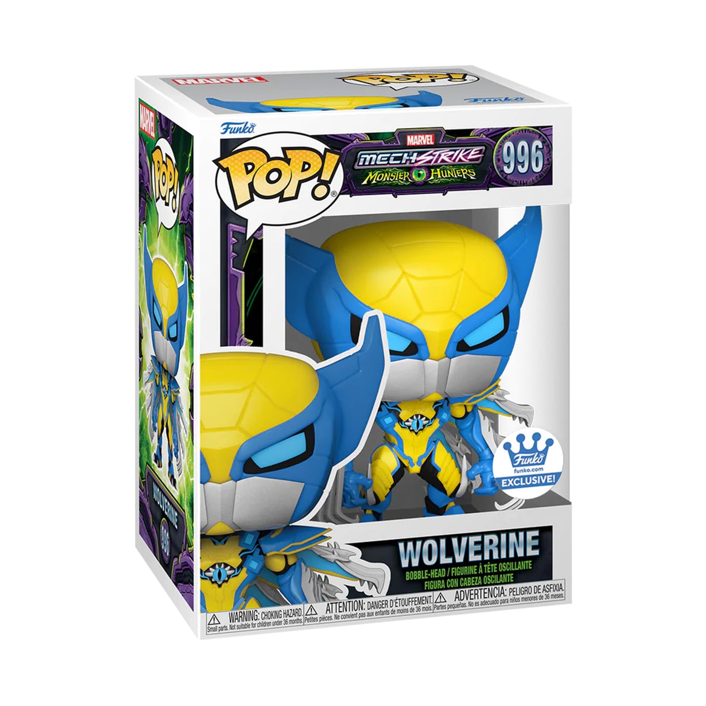 Wolverine Special Edition Funko POP! Marvel MECH Strike Monster Hunters Wolverine #996 limited availability