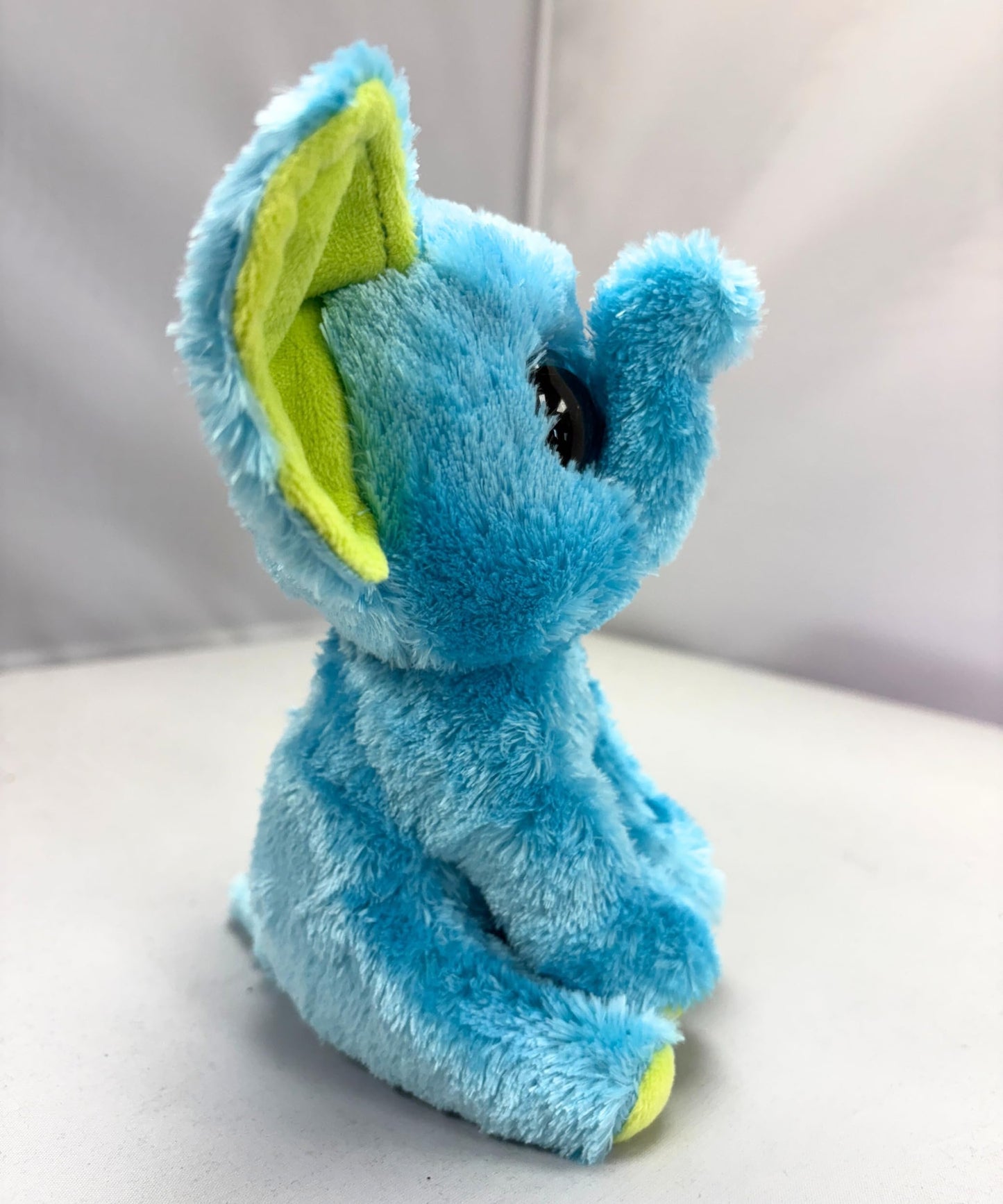 Ty Beanie Boo TRUNKLES 6" Blue Elephant Plush Toy - Multi-colored, Model T37359
