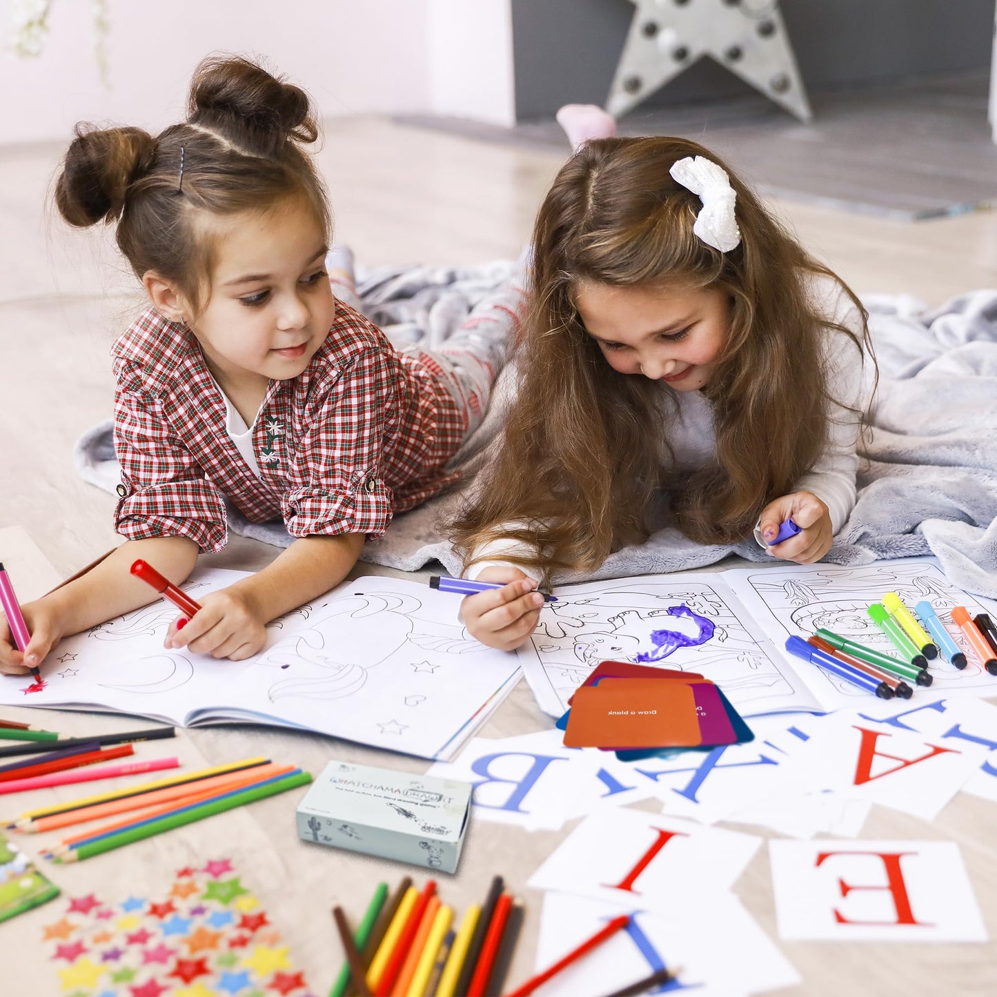 The Imagineering Company Watchamadrawit Fast Action Drawing Game With Wildly Creative Challenges - A Family Board Game For Kids And Adults - Let The Family Game Night Fun Go Crazy