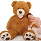 Maogolan Giant Teddy 6 Feet Tall, Valentines Gift - Adorable Human Size Bear Plush For Girlfriend, Boyfriend, Wife, Long Distance