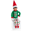 The Elf On The Shelf Donut Pajama Outfit - 2019 Retro Claus Couture Sleepover Set (Two Piece) - Cute Christmas Themed Pj Outfit 