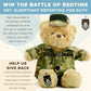 Zzz Bears Sgt Sleeptight Army Teddy Bear With Storybook & Sleep System, Comforting Gift For Army Kids, Helps With Bedtime Routin