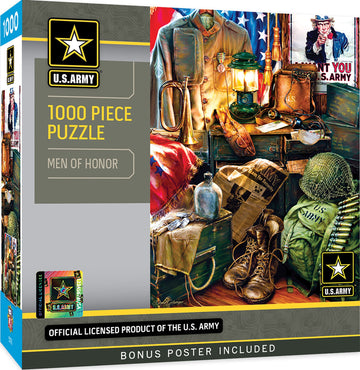 Masterpieces U.S. Army 1000 Puzzles Collection - Men Of Honor 1000 Piece Jigsaw Puzzle