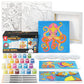 Arteza Kids Ocean Scenes Painting Kit, 4 Canvases 8 X 8 Inches, 24 Acrylic Paints, 4 Paint Brushes, 4 Palettes, Kids Activities Ages 6 And Up
