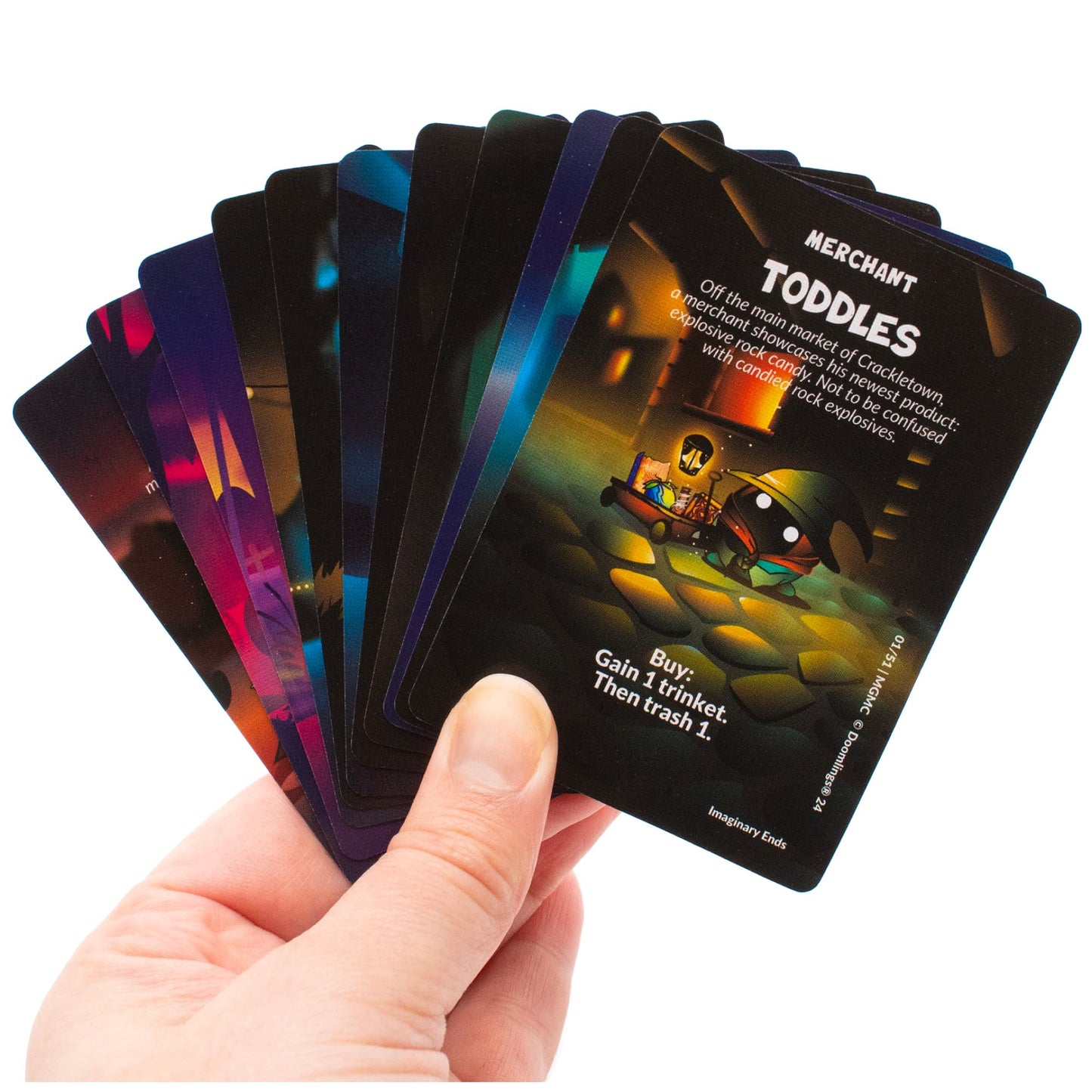 Doomlings Card Game: Imaginary Ends Expansion Pack - 127 Cards, New Traits, 2-6 Players, Ages 10+, Multicolor, Model B0DHLQC6SC