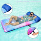 FindUWill Oversized Pool Floats mature-themed  72 X 37 X-Large Fabric Covered Pool Float Lounger with Headrest  Pool Floaties Raft Heavy Duty for Vacation (Mermaid)