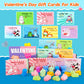 28 Pcs Valentines Cards For Kids School With Mochi Squishy Toy, Kids Valentine Party Favor, Valentine'S Day Classroom Prizes, Id