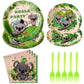 96Pcs Koala Birthday Party Supplies Koala Bear Theme Baby Shower Birthday Decorations Koala Party Plates Napkins Forks Tableware