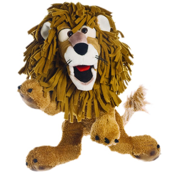 Living Puppets 17-Inch Lion Hand Puppet - Fine European Design, Ultra-Soft And Cuddly, Promotes Child Development, Safety Certif