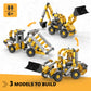 Engino Creative Builder- Wheeled Loader- 3-In-1, Educational Toys For Kids 6+, Engineering Kit For Young Inventors, Stem Projects, Gifts For Boys & Girls