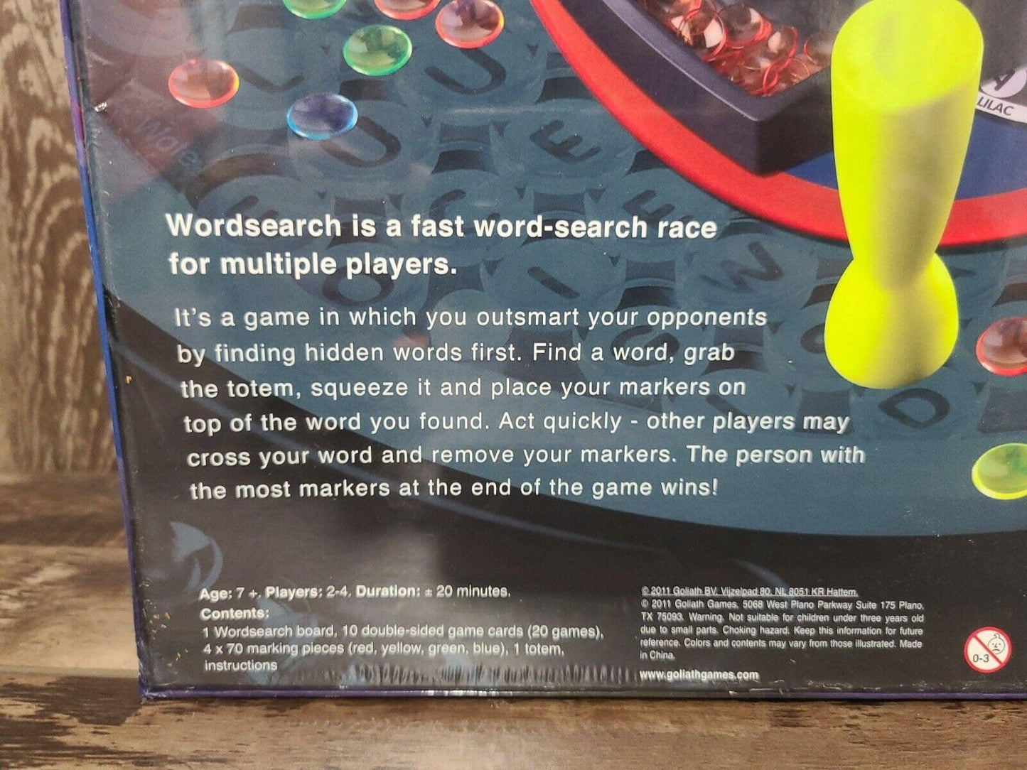 Goliath WordSearch Game - Fast-Paced Word Finding Fun - Multi Color - Model 70477 - Paper Material