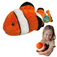 Ecobuddiez - Clown Fish From Deluxebase. 15 Inch Clown Fish Plush Toy. Eco Friendly Child Safe Fish Stuffed Animal Made From Recycled Plastic Bottles.