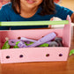 Green Toys Tool Set, Pink 4C - 15 Piece Pretend Play, Motor Skills, Language & Communication Kids Role Play Toy. No BPA, phthala