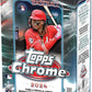 2024 Topps Chrome Baseball Factory Sealed Value Box - Baseball Wax Packs