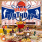 Baseball Party Decorations Baseball Happy Birthday Banner Party Supplies for Boys Kids Teens Large Sport Themed Birthday Banner