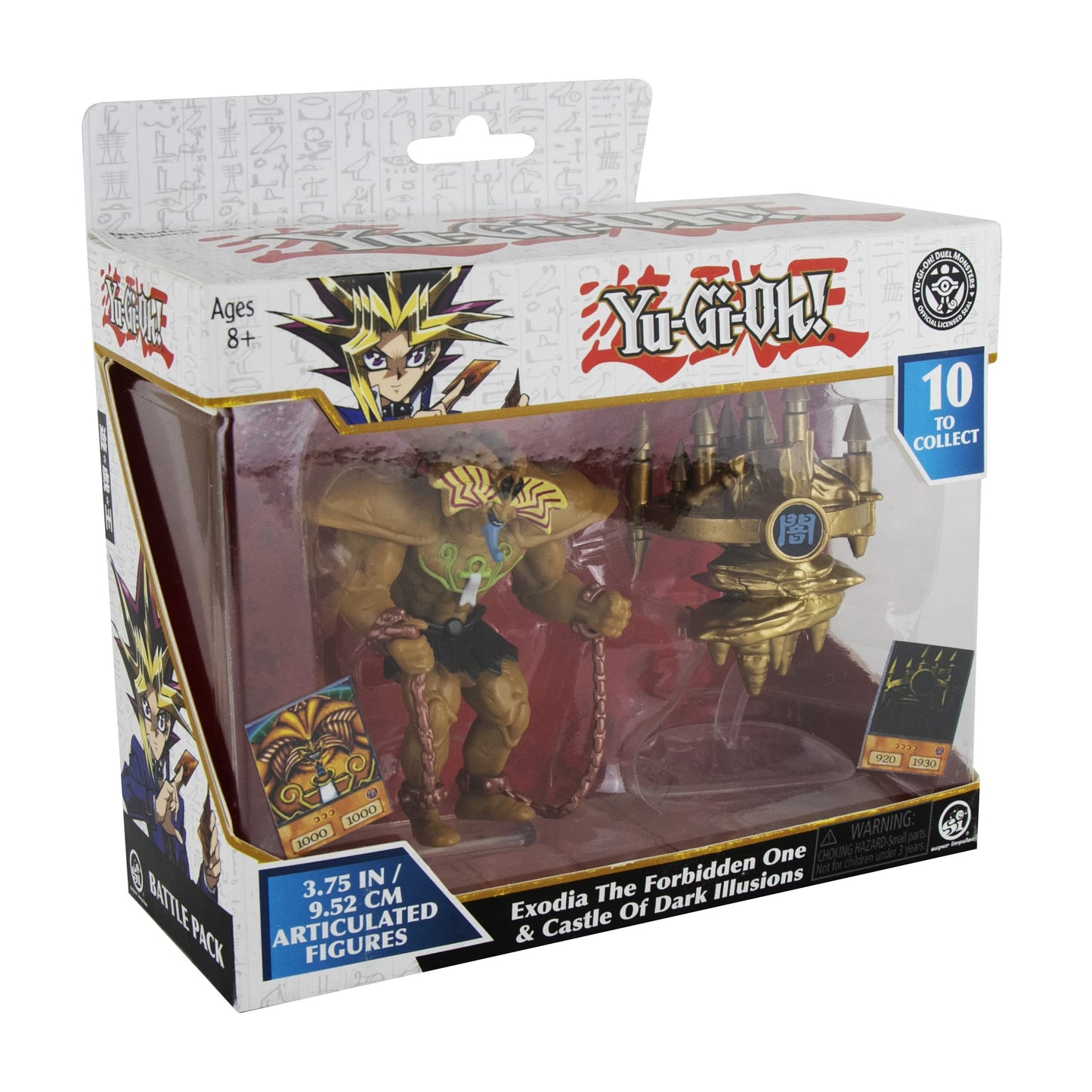 Super Impulse 5502D Yu-Gi-Oh Highly Detailed 3.75 Inch Articulated Set Includes Exodia Figure And Castle Of Dark Illusionsfor 8+ Years