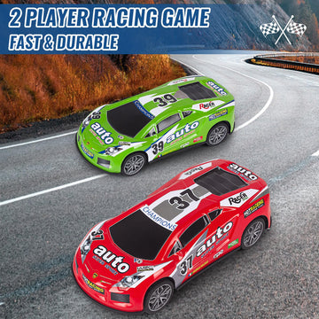 7 Inch Friction Powered Car Toys Set 4 Pack Push And Go Pull Back Race Trucks Toy Cars For Toddlers 1-3 4 5 6 Year Old Boys Girl