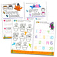 Sesame Street Coloring Book Super Set ~ 5 Book Bundle with Coloring and Learning Activities, Stickers, More Featuring Elmo, Cook
