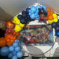 Orange Blue Balloons Garland Arch Kit Orange Navy Blue Balloon Arch Kit Orange Light Blue Latex Balloon Pearl Dark Blue Helium B