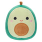 Squishmallows Original 5-Inch Austin Avocado Plush - Soft Polyester Toy, Green Color, Model SQCR06142