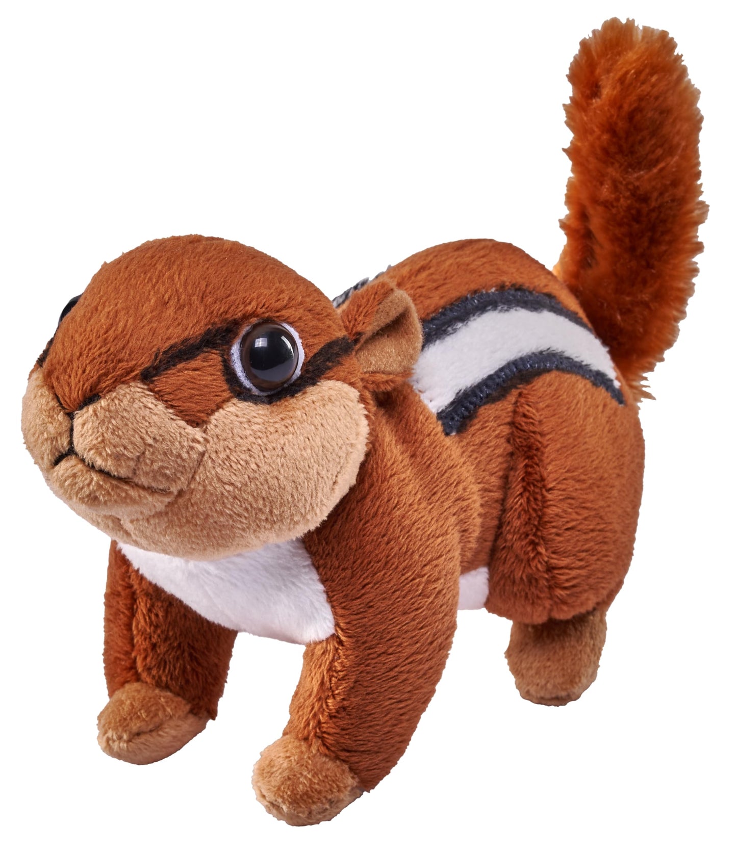 Wild Republic Pocketkins Eco Chipmunk, Stuffed Animal, 5 Inches, Plush Toy, Made from Recycled Materials, Eco Friendly