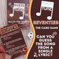Boxer Gifts Seventies Guess That Tune Music Card Games For Adults And Families | Song Lyrics Game Night - Name The 70S Song Triv