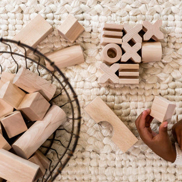 Haba Extra Large Wooden Building Blocks 102 Piece Set: Open-Ended Stacking Toys, Toddler Blocks, And Wooden Toys Made In Germany